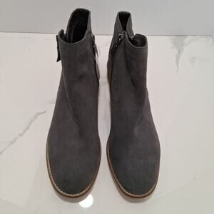 Brondo Liam NWT Women Waterproof Double Zip Ankle Suede Booties Grey Size-12W